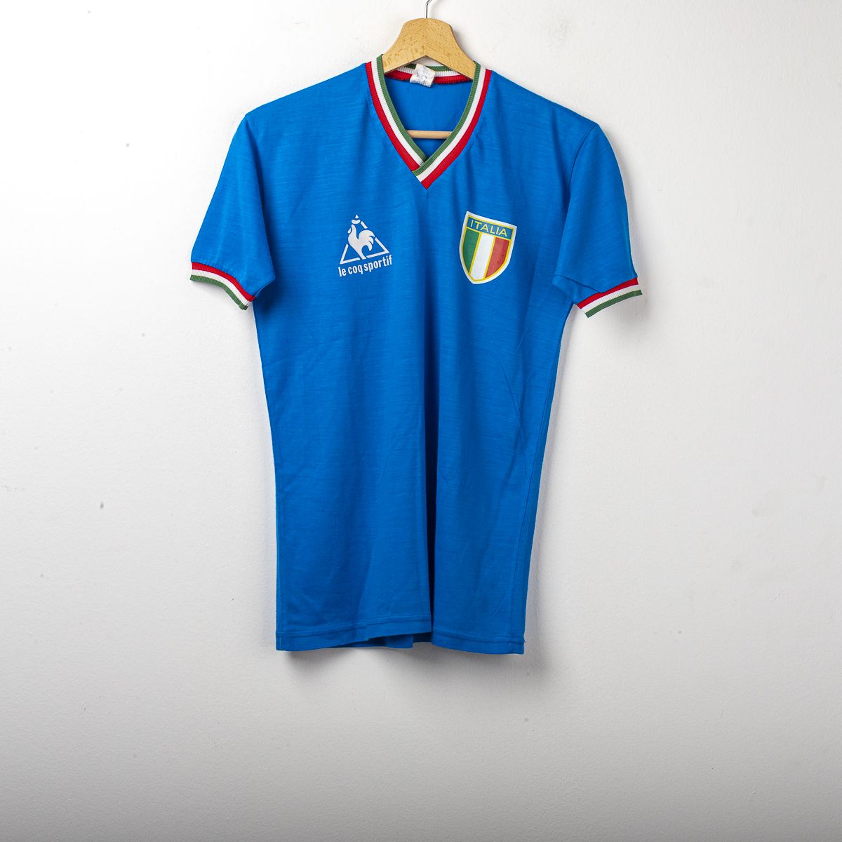 Maglia Home Italia Le Coq Sportif Rossi 20 mc 1982