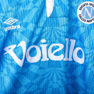 Napoli Umbro Voiello Home Shirt No. 8 1991/1992