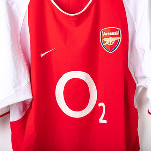 Arsenal Nike O2 Henry 14 Home Shirt 2002/2003