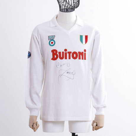 MAGLIA AWAY NAPOLI ENNERRE 1987/1988 AUTOGRAFATA CARECA by ENNERRE - Serie A