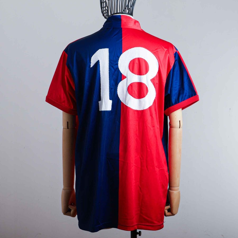 MAGLIA HOME CAGLIARI ENNERRE N18 1989/1990 by ENNERRE - Home (2)