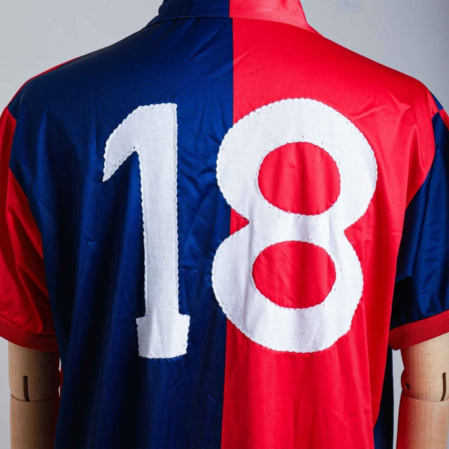 MAGLIA HOME CAGLIARI ENNERRE N18 1989/1990 by ENNERRE - Home (4)