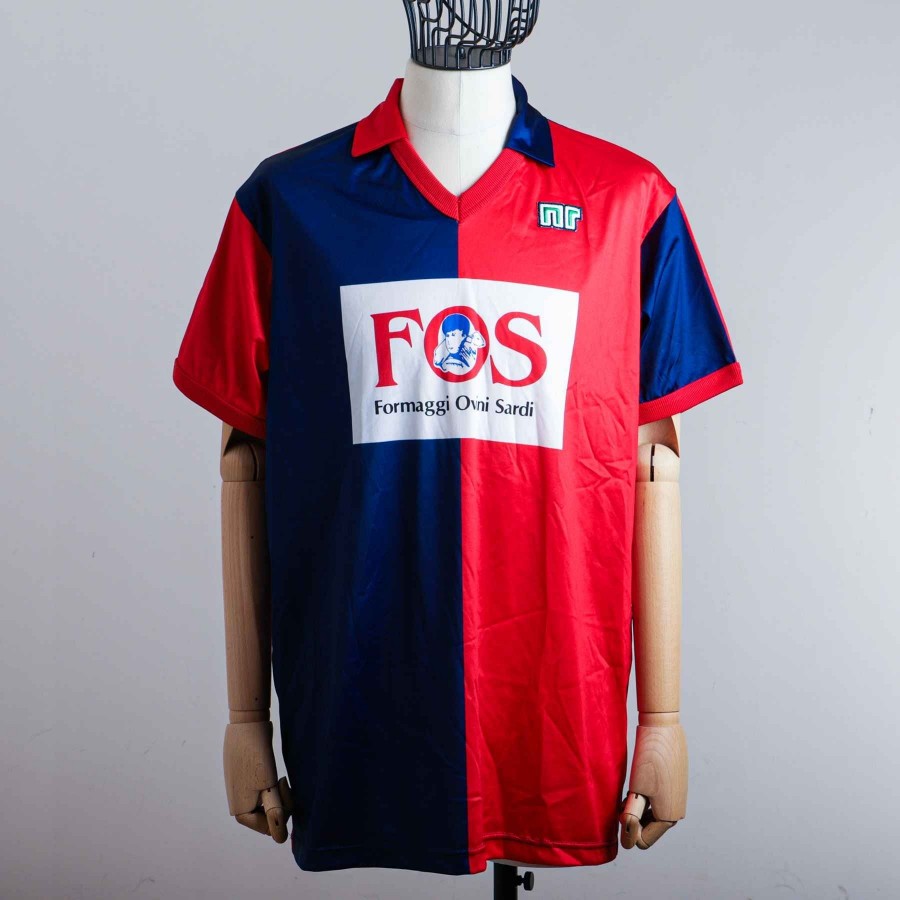 MAGLIA HOME CAGLIARI ENNERRE N18 1989/1990 by ENNERRE - Home