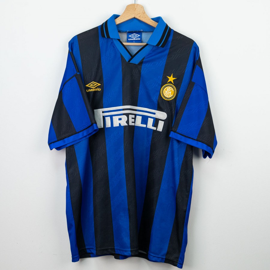 Maglia Home Inter Umbro Roberto Carlos 6 1996/1997 by ENNERRE - Home (2)
