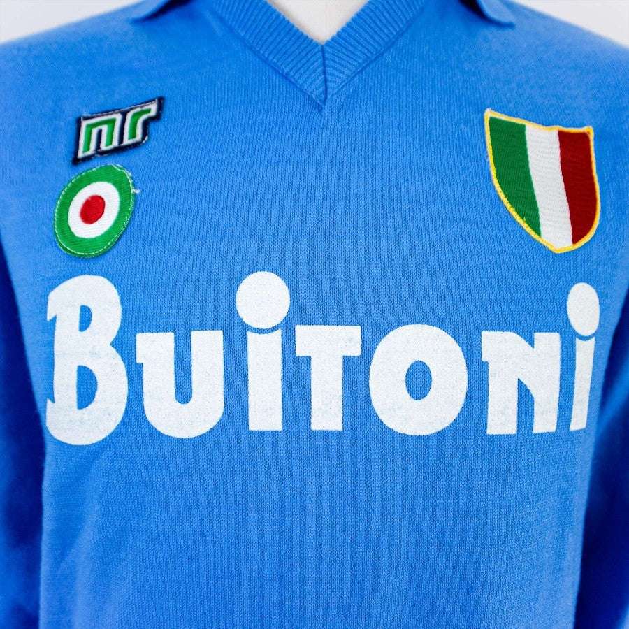 MAGLIA HOME NAPOLI ENNERRE BUITONI 1987/1988 by ENNERRE - Serie A (6)