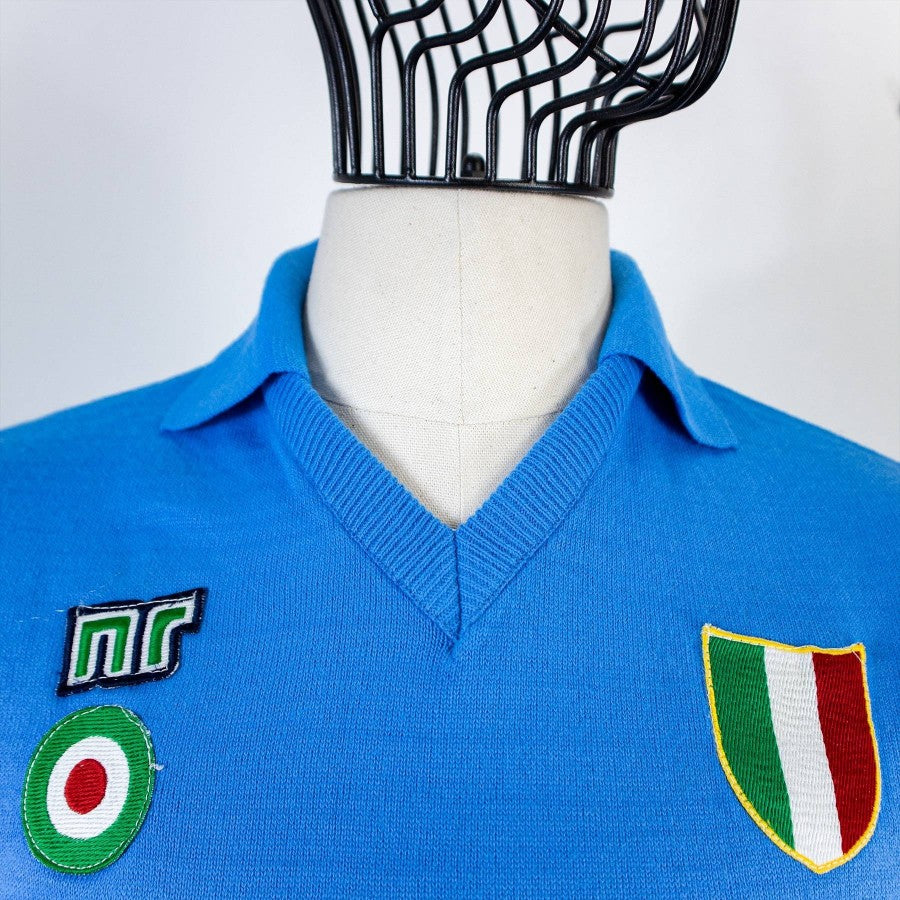 MAGLIA HOME NAPOLI ENNERRE BUITONI 1987/1988 by ENNERRE - Serie A (7)