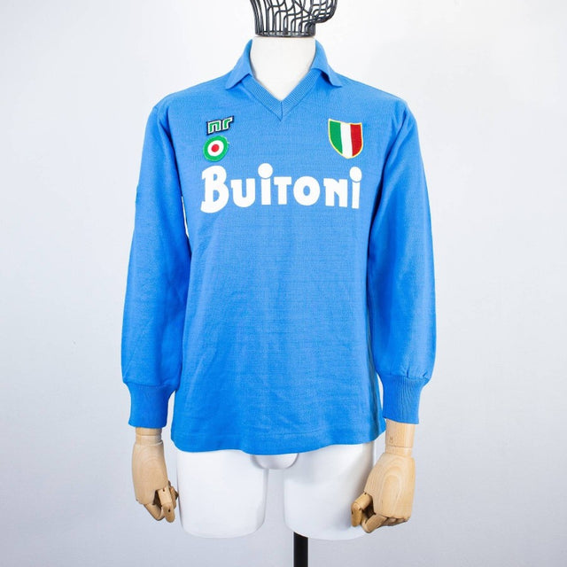MAGLIA HOME NAPOLI ENNERRE BUITONI 1987/1988 by ENNERRE - Serie A