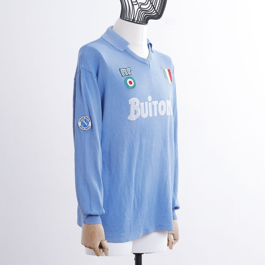 MAGLIA HOME NAPOLI ENNERRE ML 1987/1988 by ENNERRE - Serie A (3)