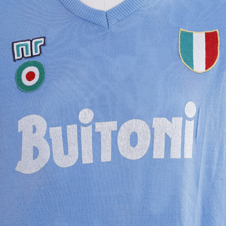 MAGLIA HOME NAPOLI ENNERRE ML 1987/1988 by ENNERRE - Serie A (5)