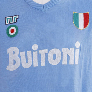 MAGLIA HOME NAPOLI ENNERRE ML 1987/1988 by ENNERRE - Serie A (5)