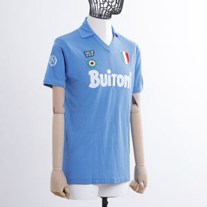 MAGLIA HOME NAPOLI ENNERRE N15 1987/1988 COTONE by ENNERRE - Home (3)
