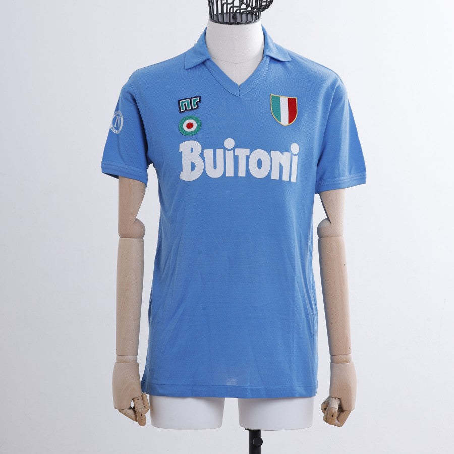MAGLIA HOME NAPOLI ENNERRE N15 1987/1988 COTONE by ENNERRE - Home
