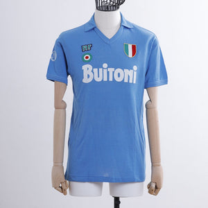 MAGLIA HOME NAPOLI ENNERRE N15 1987/1988 COTONE by ENNERRE - Home