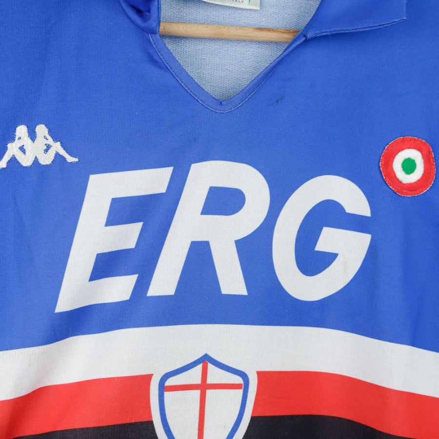 Maglia Home Sampdoria Kappa N8 1988/1989 by ENNERRE - Home (15)