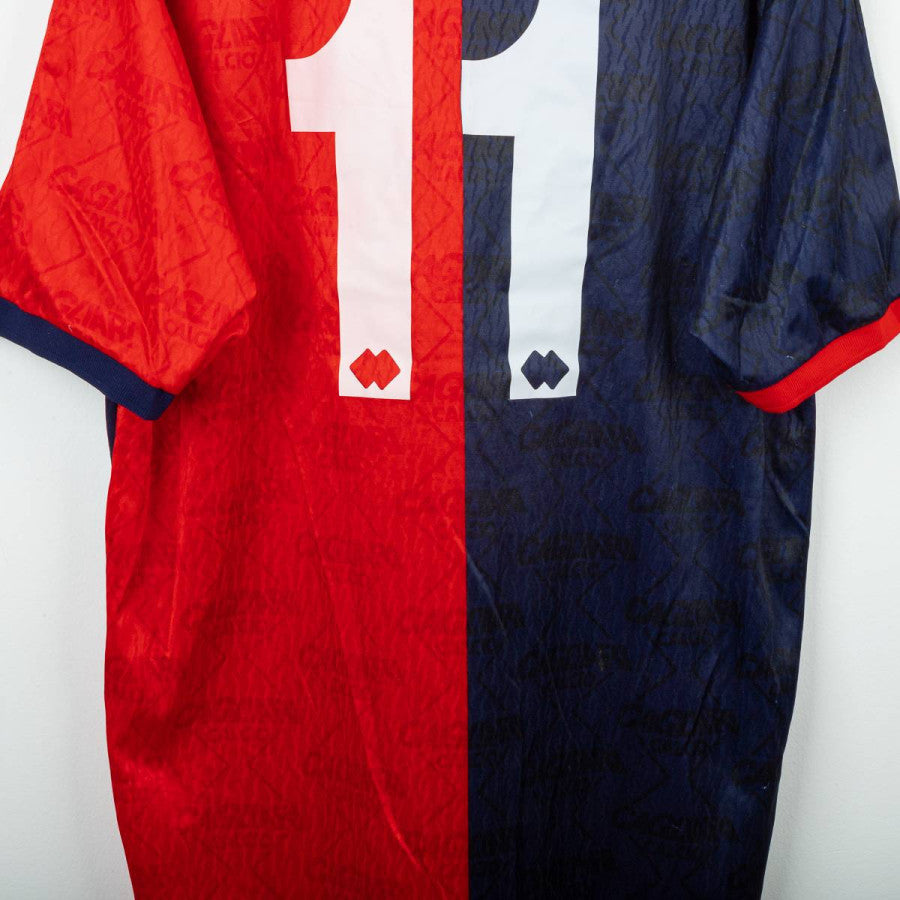 Maglia Home Cagliari Errea N11 (Oliveira)  1993/1994 by ERREA (6)