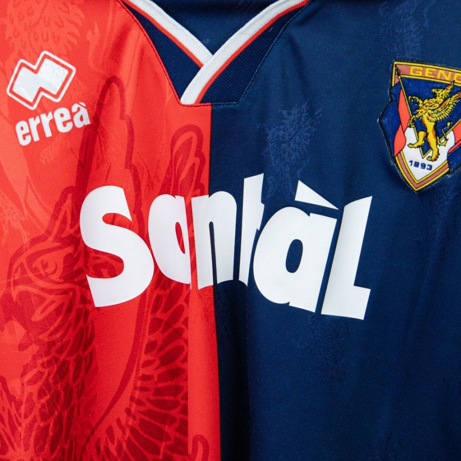 1996/1997 Genoa Home Jersey Errea Goossens 27