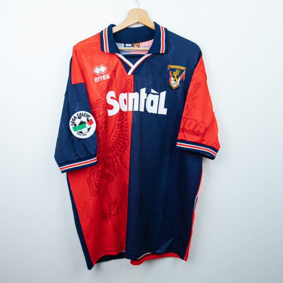 ルッケーゼ　96-97 ホームユニフォーム　errea 1996/1997 Genoa Home Jersey Errea Goossens 27