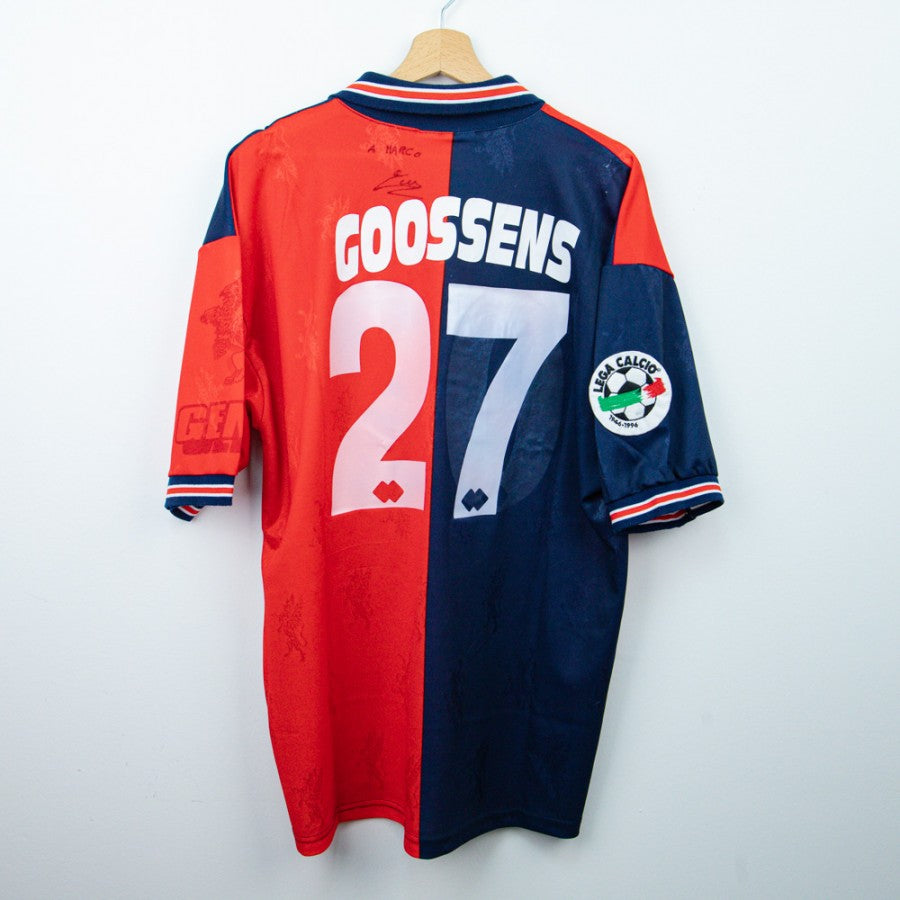 1996/1997 Genoa Home Jersey Errea Goossens 27