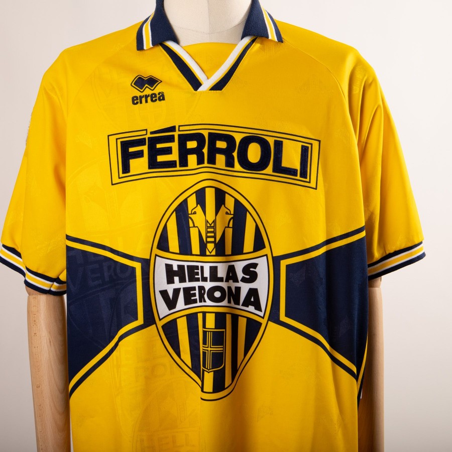 maglia home hellas verona errea 1996/1997 ametrano 30 by ERREA - Home (6)