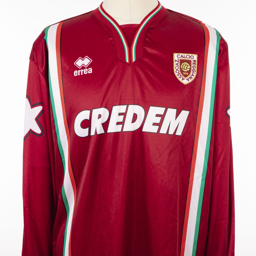 Maglia home ml Reggiana Errea 2002/2003 numero 3 by ERREA - Home (7)