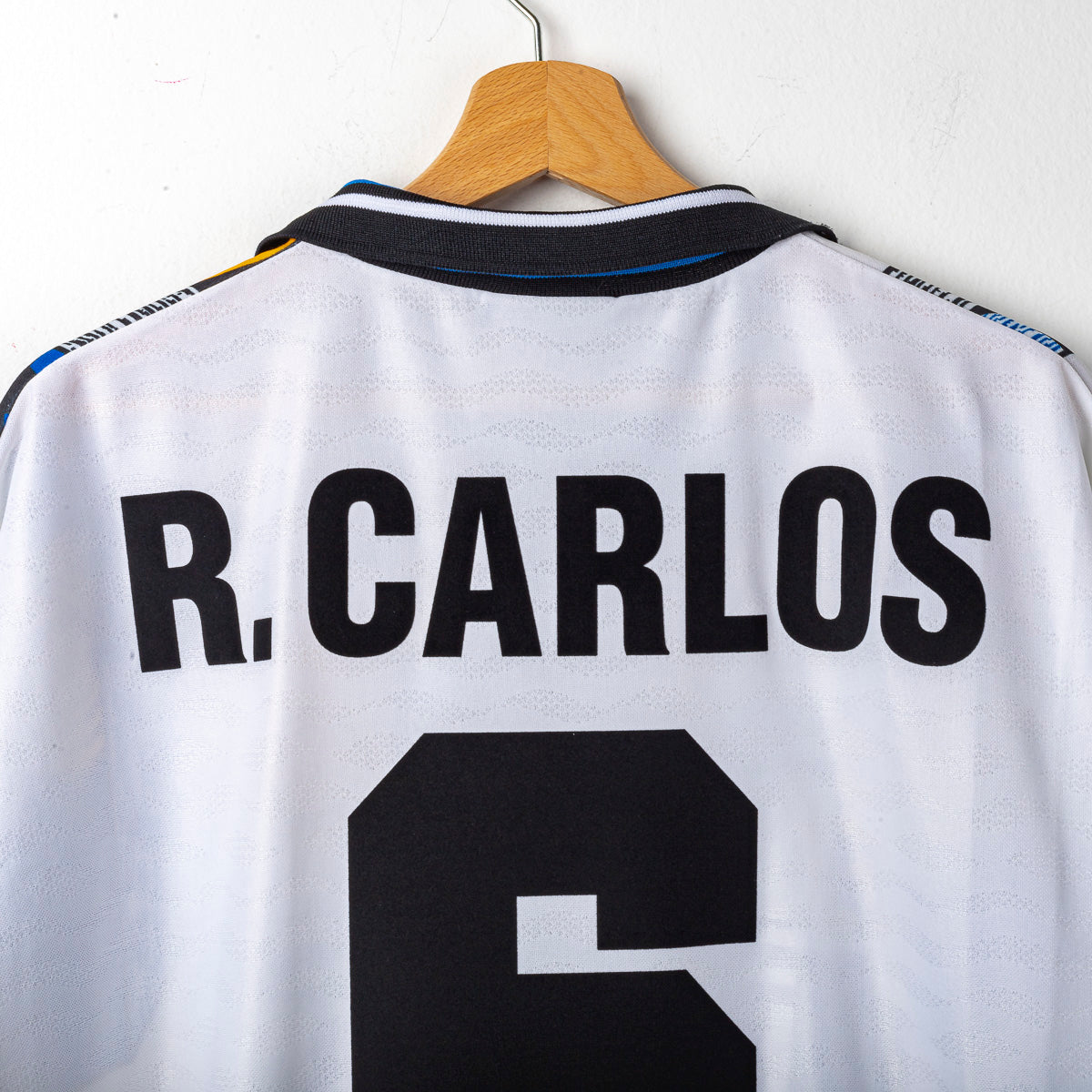Maglia Bianca Away Inter Umbro R.Carlos 6 1995/1996
