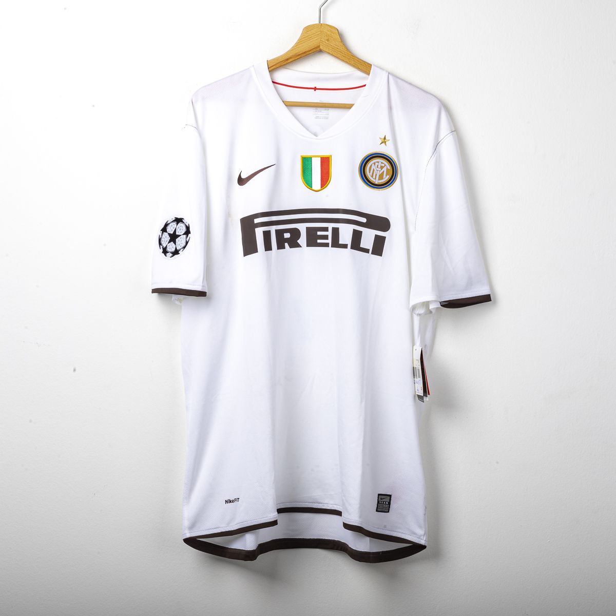 Maglia Ucl Away Inter Nike Zanetti n4 2008/2009