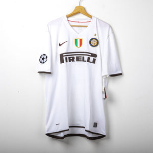 Maglia Ucl Away Inter Nike Zanetti n4 2008/2009