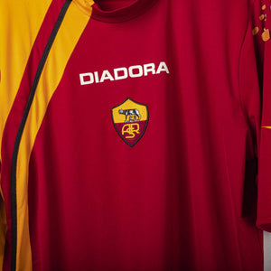 Maglia Home As Roma Diadora Mancini n30 2005/2006