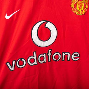 Manchester United Home Shirt Nike O'Shea 22 UEFA ml 2002/2003