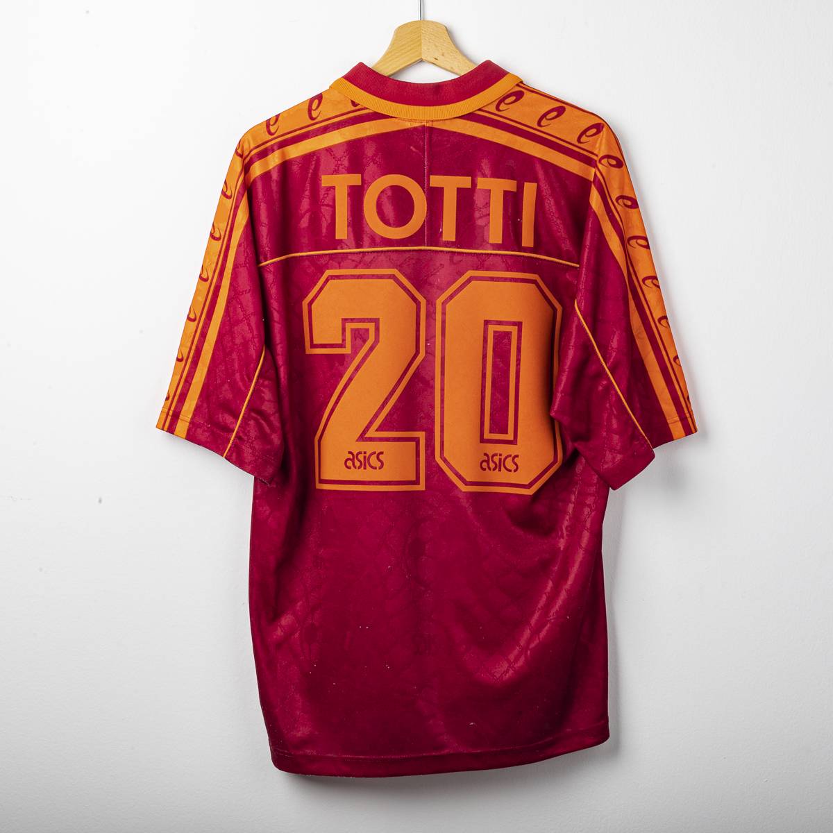 Roma Asics Ina Totti 20 1995/1996 Home Shirt
