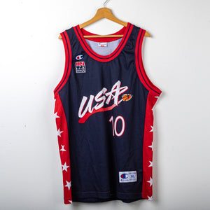 Completo USA Basketball Champion Miller 10 Atlanta 1996