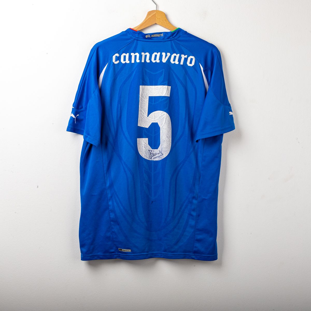 Maglia Home Italia Puma Cannavaro n5 2010