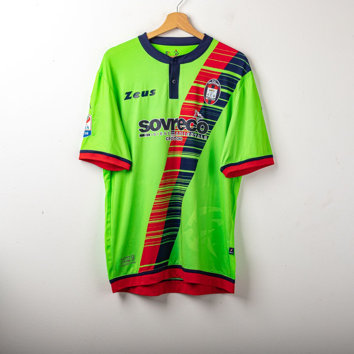 Maglia home Crotone Zeus Falcinelli 11 2016/2017