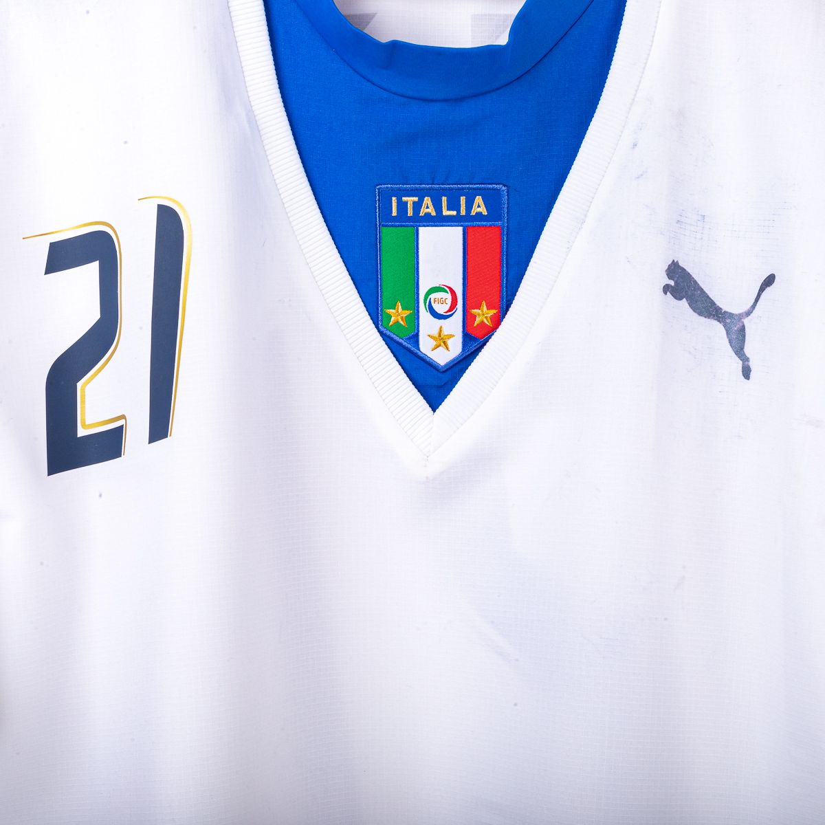 Maglia Away Italia Puma Pirlo 21 Mondiale 2006