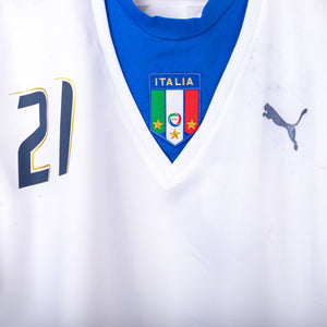 Maglia Away Italia Puma Pirlo 21 Mondiale 2006