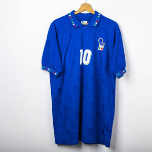 Italy Home Shirt Diadora Baggio 10 USA World Cup 1994