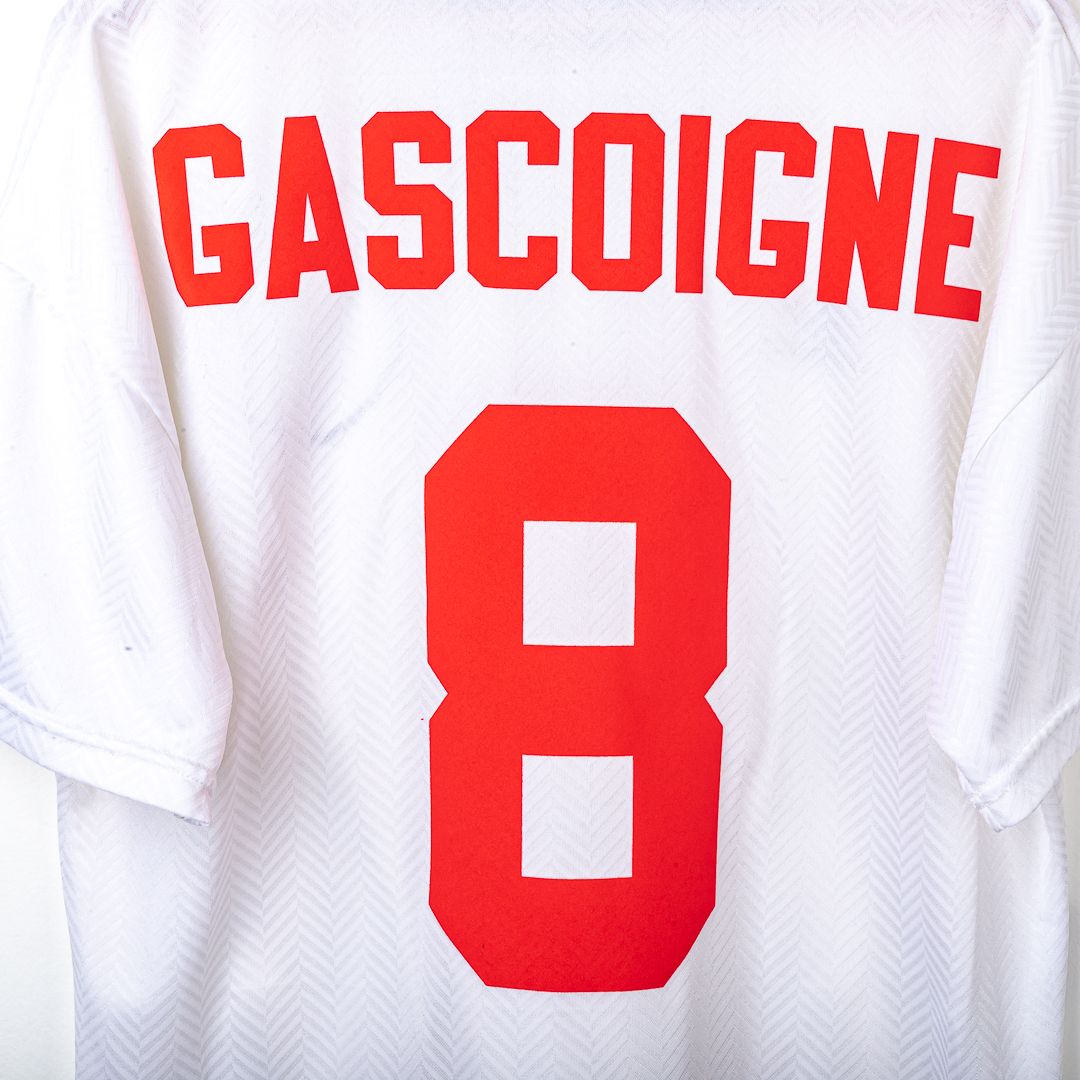 Maglia Home Inghilterra Umbro Gascoigne 8 1994/1995