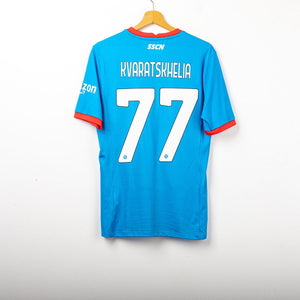 Maglia Natale napoli ea7 Kvaratskhelia 77 2022/2023