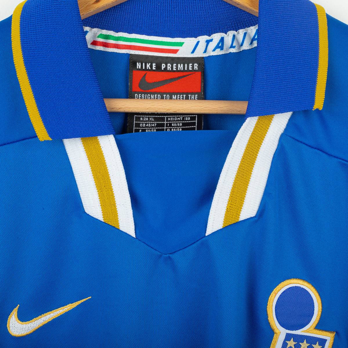Maglia Home Azzurra Italia Nike 1996