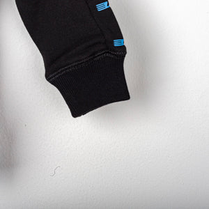 Felpa bambino Lazio nera full zip con cappuccio 2019/2020
