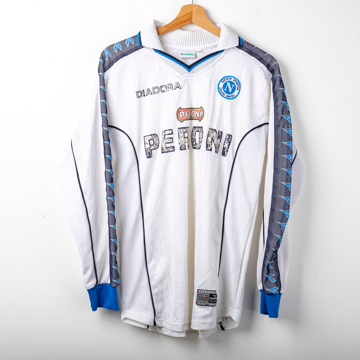 Maglia Away Napoli Diadora Ml Peroni 2000/2001