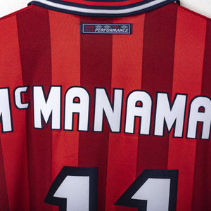 Maglia Away Inghilterra Mc Manaman n11 1998