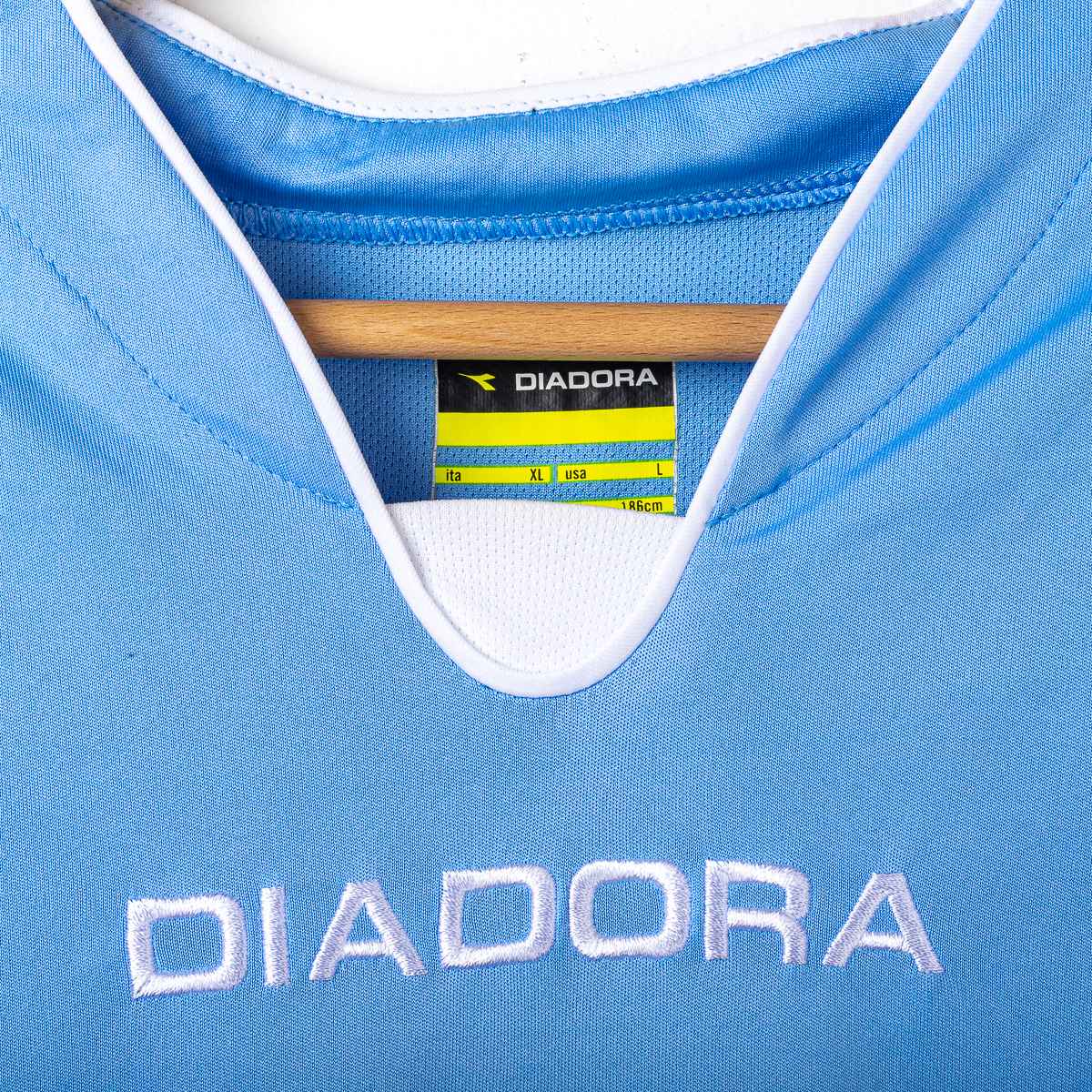 Napoli Diadora Home Shirt Lete Lavezzi 7 2007/2008