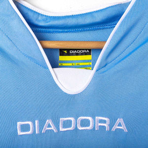 Napoli Diadora Home Shirt Lete Lavezzi 7 2007/2008