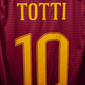 maglia home as roma nike totti 10 2016/2017