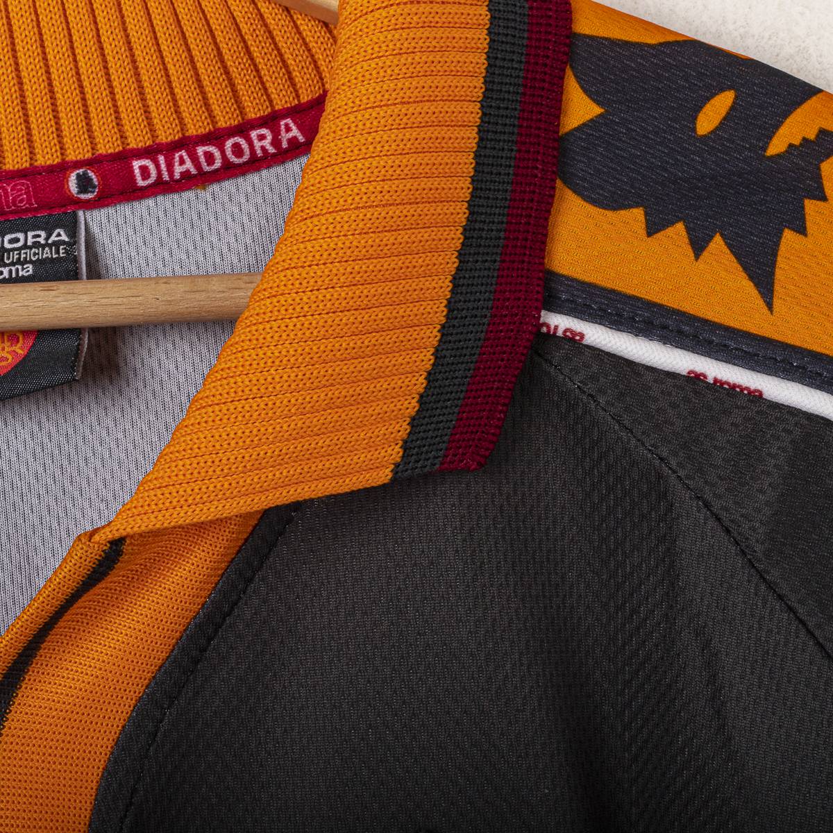 maglia third roma diadora totti n10 1998/1999   73x60