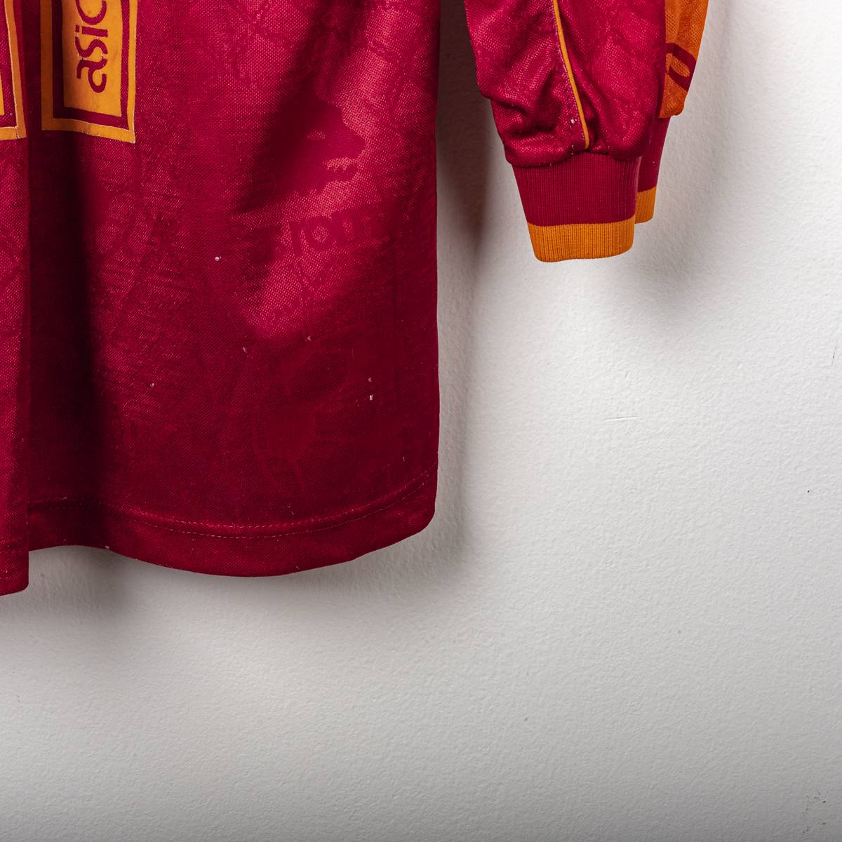 Maglia Home Roma Asics Fonseca ML 11 1995/1996 74X57