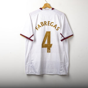 maglia away arsenal nike fabregas 4 2007/2008 72x57