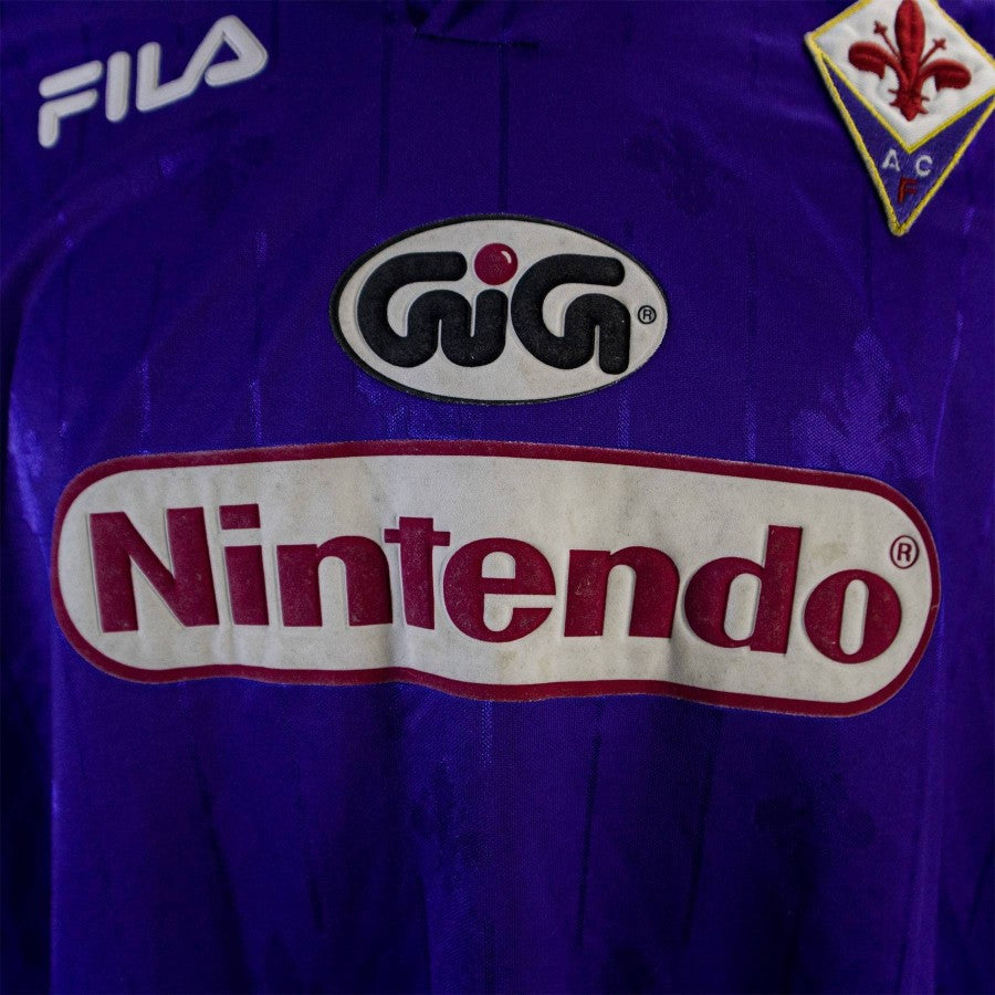MAGLIA HOME FIORENTINA FILA 1997/1998 ML 7 SCHWARZ by FILA - Le 7 sorelle (11)
