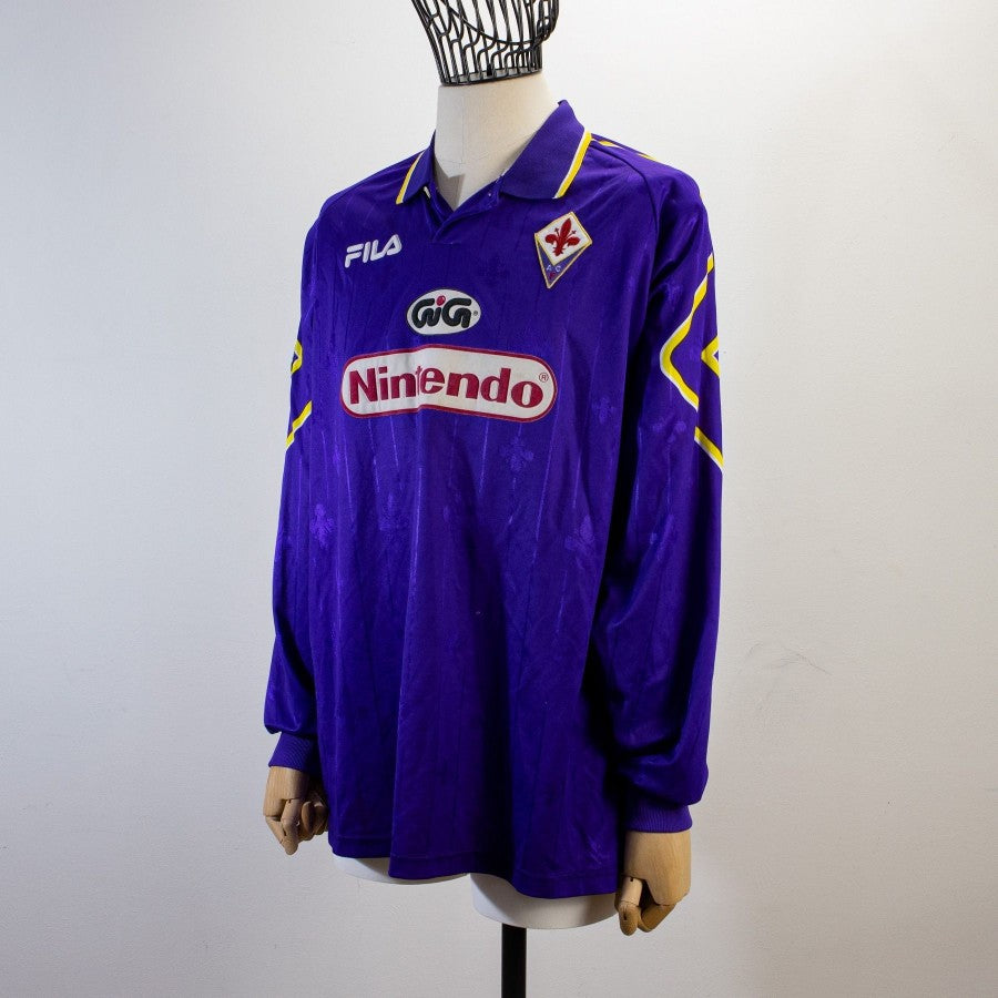 MAGLIA HOME FIORENTINA FILA 1997/1998 ML 7 SCHWARZ by FILA - Le 7 sorelle (3)